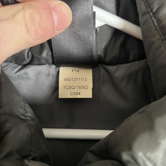 The North Face Vest Womens XL Gray 550 Down Quilted Puffer Insulated Full Zip - Picture 7 of 9